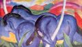Франц Марк, "Большие голубые лошади", 1911