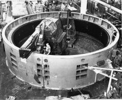 Изготовление генераторов для Днепрогэса компанией General Electric, 1945 год