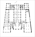 Проект здания Госторга (арх. Б. Великовский), план, 1925—1927 гг.
