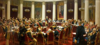 Ilya Repin - Ceremonial Sitting of the State Council on 7 May 1901 Marking the Centenary of its Foundation - Google Art Project.jpg