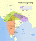 Indian Kanauj triangle map.svg