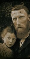 Винсент ван Гог с девочкой, фото 1887 года