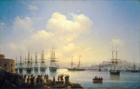 Ivan Constantinovich Aivazovsky - The Russian Squadron on the Sebastopol Roads.jpg