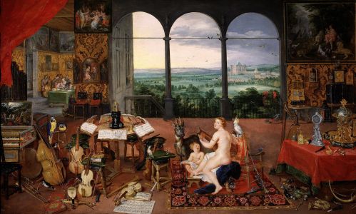 Ян Брейгель I и Питер Пауль Рубенс. Слух, Пять чувств в пяти картинах. С 1617 по 1618.