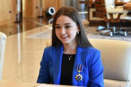Камила Валиева на приёме у Президента Республики Татарстан, 2022
