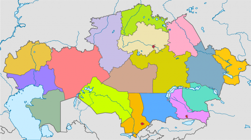 Файл:Kazakhstan 1-st level divisions (ver. 2022).png