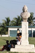 Бюст королевы Виктории в парке Виктория, Кейп-Кост, Гана