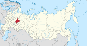 Кировская область на карте