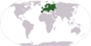 Европа на карте мира