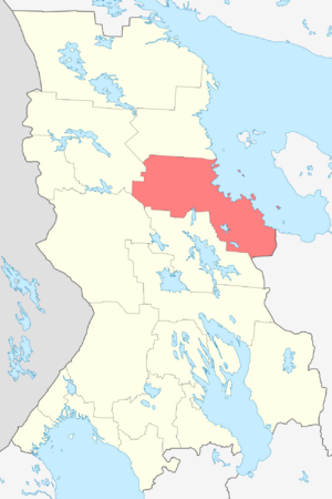 Беломорский муниципальный округ на карте