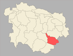 Чеберлоевский район на карте