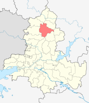 Кашарский район на карте
