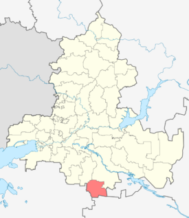 Location Of Peschanokopsky District (Rostov Oblast).svg