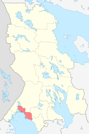 Питкярантский муниципальный округ на карте