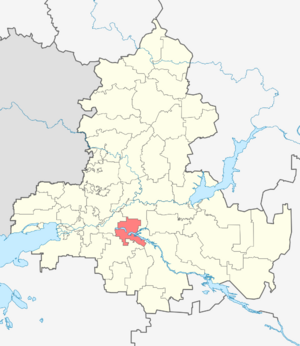 Весёловский район на карте