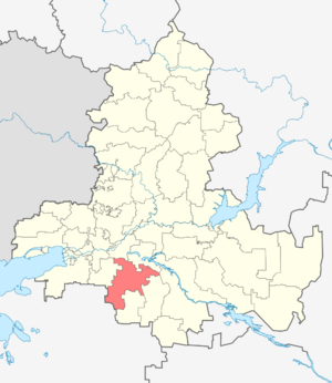 Зерноградский район на карте