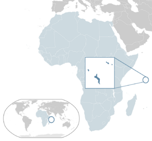 Сейшельские Острова на карте мира