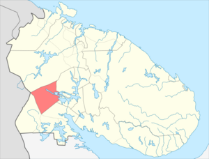 Ковдорский муниципальный округ на карте