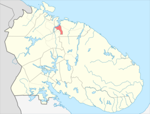 Североморск (городской округ) на карте