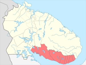 Терский район (Мурманская область) на карте