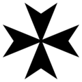 Типичный мальтийский крест.