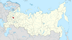 Ивановская область на карте