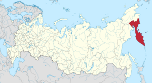Камчатский край на карте