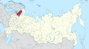 Республика Карелия на карте