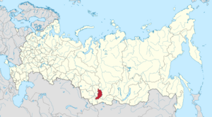Республика Хакасия на карте