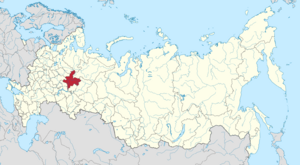 Кировская область на карте