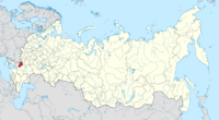 Луганск на карте России