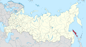 Сахалинская область на карте