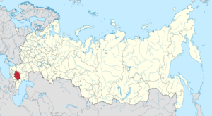 Ставропольский край на карте