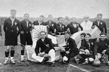 Сборная Мексики — участница первого матча в истории чемпионатов мира (1930 год)