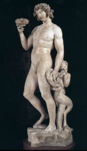 Бахус. 1496—1497, мрамор. Музей Барджелло