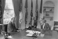 Президент США Ричард Никсон и Милтон Фридман в Белом доме
