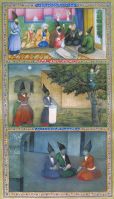 Иллюстрация к рассказам (изображение хранится в Дворце-музее «Голестан» в Тегеране.