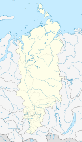 Красноярск на карте