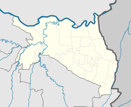 Outline map of Gudermessky District (with position on the map of Chechnya).svg