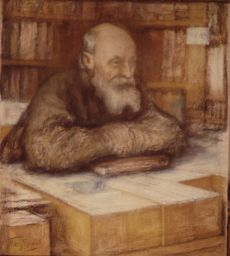 Портрет Николая Фёдоровича Фёдорова. Леонид Пастернак (до 1945 года)