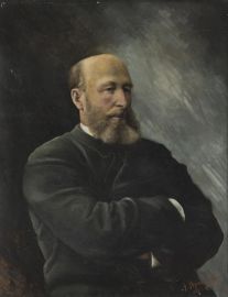 Портрет А.М. Бутлерова в галерее Казанского университета