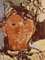 Amedeo Modigliani , портрет Пабло Пикассо, 1915 г.