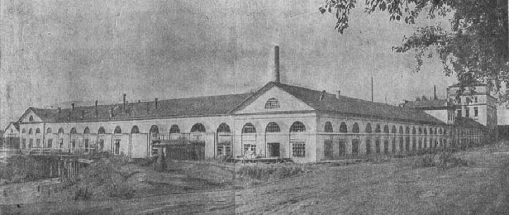 Цеха Пожевско́го завода, 1754 г. Фото: XIX век. Пожва, Пермский край.