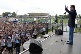 Д. А. Медведев на фестивале «Сотворение мира»-2011