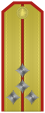 Rank insignia of Капитан of the Bulgarian Army.png