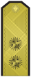 Rank insignia of Контраадмирал of the Bulgarian Navy.png