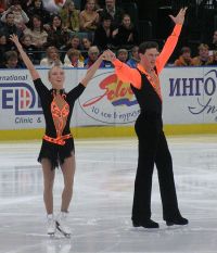 Татьяна Тотьмянина и Максим Маринин на чемпионате России 2005 года