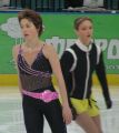 Ирина Слуцкая и Валерия Воробьева на чемпионате России по фигурному катанию 2005 года
