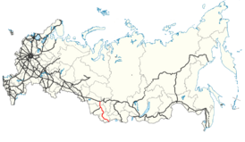 Р256 «Чуйский тракт»(красного цвета) в сети федеральных автодорог России
