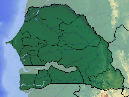 Senegal location map Topographic.png